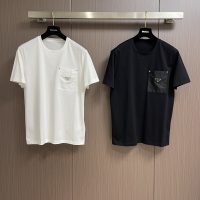 PRADA(プラダ) 早春定番 偽物 タイプ純綿ラウンドネック半袖シャツ 通販