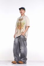 SAINT MICHAEL（セントマイケル）スーパーコピーレトロなｖｉｎｔａｇｅアニメはプリント半袖Ｔシャツを満たします