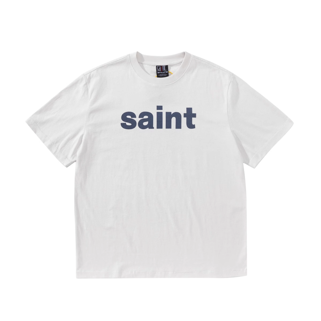 SAINT MICHAEL (セントマイケル)n級品アルファベットプリントビンテージ風ゆったりアメカジ男女Tシャツ激安通販