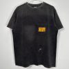 SAINT MICHAEL (セントマイケル)スーパーコピー連名HOOD半袖Tシャツアメリカンクラシックハイストリートウォッシュダメージ