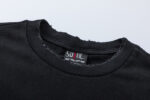 SAINT MICHAEL (セントマイケル)スーパーコピー連名HOOD半袖Tシャツアメリカンクラシックハイストリートウォッシュダメージ
