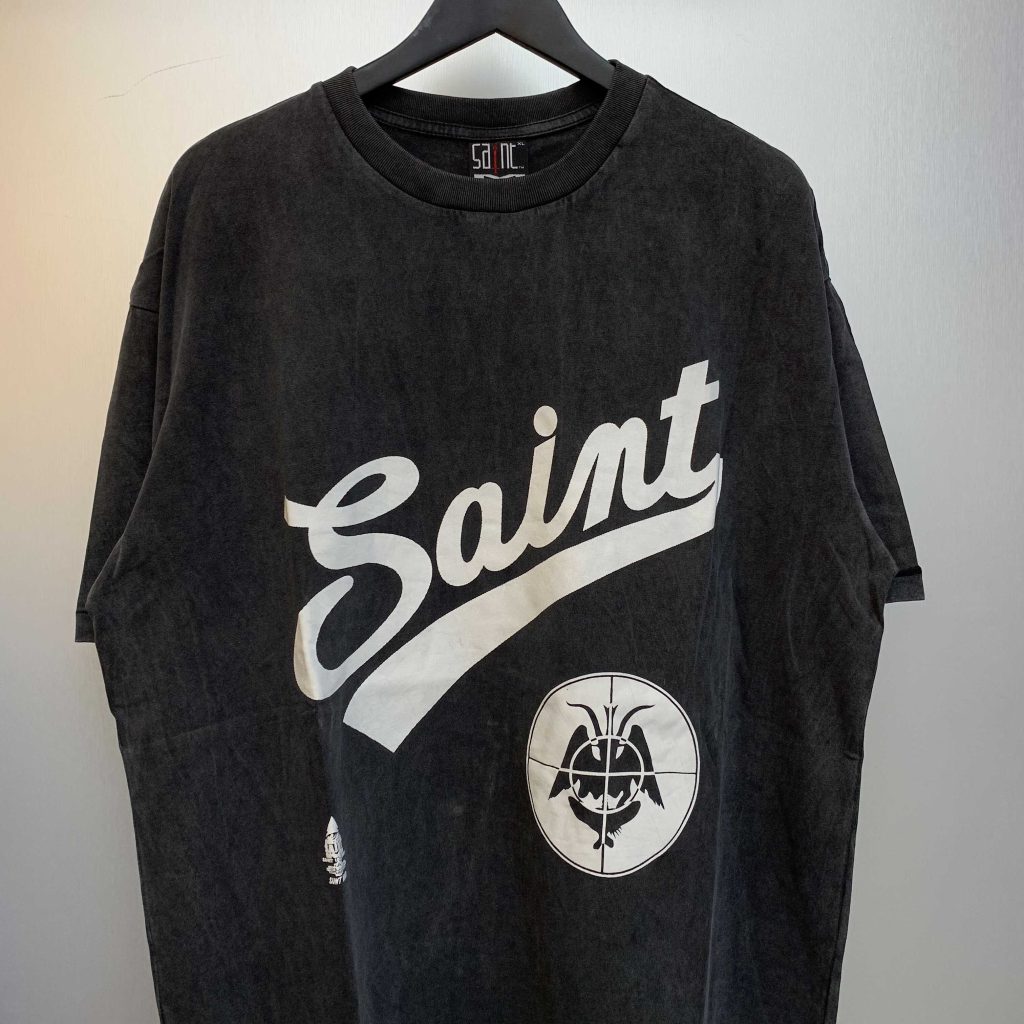 SAINT MICHAEL (セントマイケル) 芸能人スーパーコピーアルファベットプリントファッションレジャー半袖男女兼用
