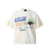 Saint Michael（セントマイケル）偽物 なクラシックプリントウォッシュ加工半袖ゆったりカジュアルカップルTシャツ夏 通販