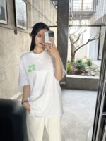 STUSSY(ステューシー)2024新作 偽物 芸能人 アルファベットロゴダイス柄プリント半袖T