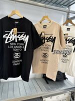 STUSSY(ステューシー) コピー ワールドクルーズプリント3色入り半袖Tシャツ