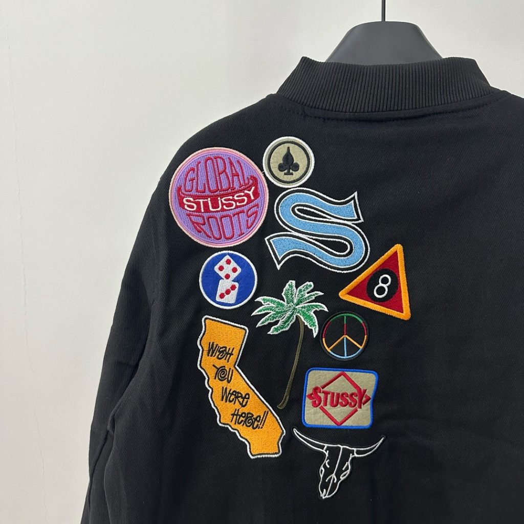 STUSSY(ステューシー) n級品 ワッペンパッチ刺しゅうベースボールジャケット 通販
