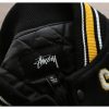 STUSSY(ステューシー) コピー 芸能人 30周年大ヒット連名タイプタオル刺繍野球服コート