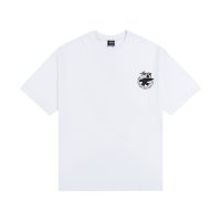 STUSSY(ステューシー) 2024新作 芸能人 モノクロ小人プリント柄オシャレでカジュアルカップル半袖 n級品
