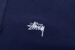 STUSSY(ステューシー) 偽物 定番ロゴ刺繍ポロシャツラペル半袖Tシャツ