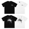 STUSSY(ステューシー) n級品 新作クラッシュスパイダープリントラウンドネック半袖Tシャツ