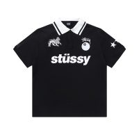 STUSSY(ステューシー) スーパーコピー アルファベット刺繍ロゴプリントスキッパーTシャツ