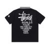 STUSSY(ステューシー) スーパーコピー アルファベット刺繍ロゴプリントスキッパーTシャツ