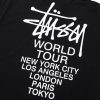 STUSSY(ステューシー) スーパーコピー アルファベット刺繍ロゴプリントスキッパーTシャツ