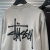 STUSSY(ステューシー) 芸能人 ワッフルウォッシュ丸首パーカー男女兼用 n級品