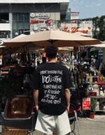 STUSSY(ステューシー)新作 芸能人 バックプリントカップル半袖Tシャツ n級品