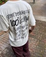 STUSSY(ステューシー)新作 芸能人 バックプリントカップル半袖Tシャツ n級品