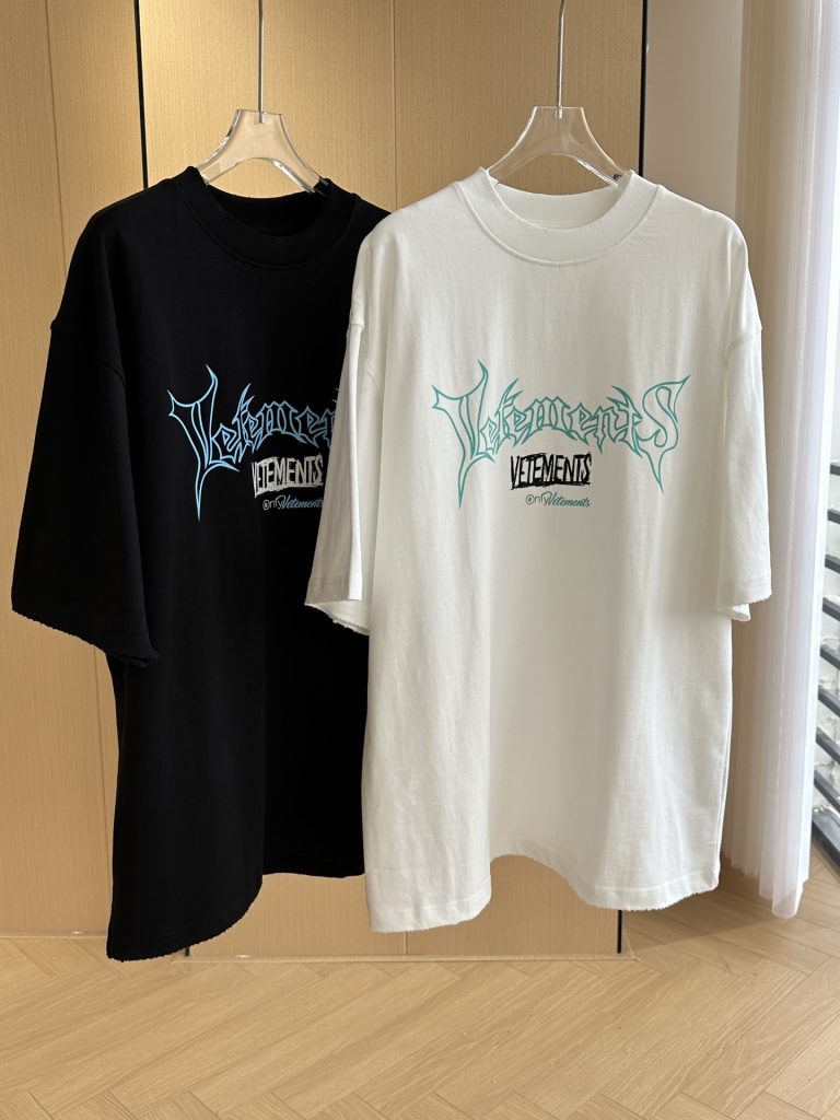 Vetements(ヴェトモン)コピー両面プリントカップル半袖通販