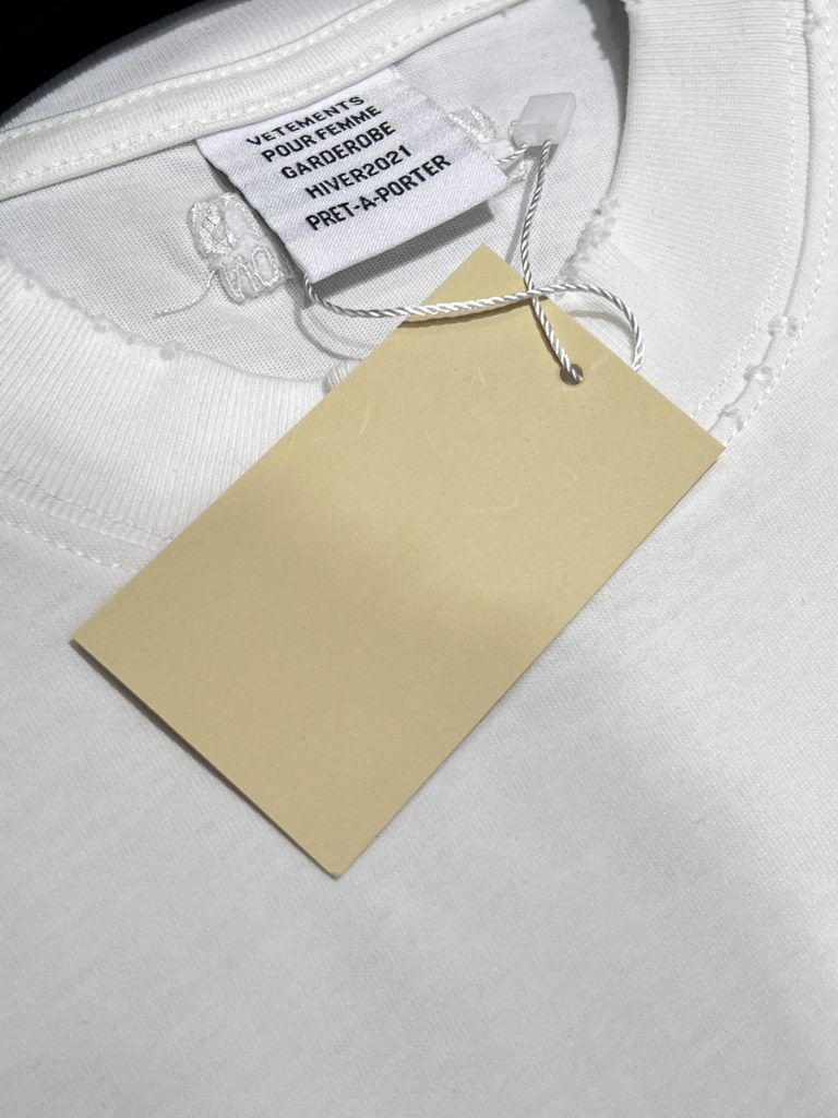 Vetements(ヴェトモン)2024年偽物夏新作純綿立体刺繍半袖激安通販