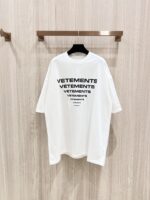 Vetements(ヴェトモン)スーパーコピー芸能人アルファベットlogeプリントカジュアル半袖男女同タイプ