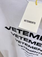 Vetements(ヴェトモン)スーパーコピー芸能人アルファベットlogeプリントカジュアル半袖男女同タイプ