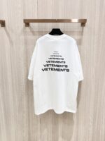 Vetements(ヴェトモン)スーパーコピー芸能人アルファベットlogeプリントカジュアル半袖男女同タイプ