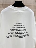 Vetements(ヴェトモン)スーパーコピー芸能人アルファベットlogeプリントカジュアル半袖男女同タイプ