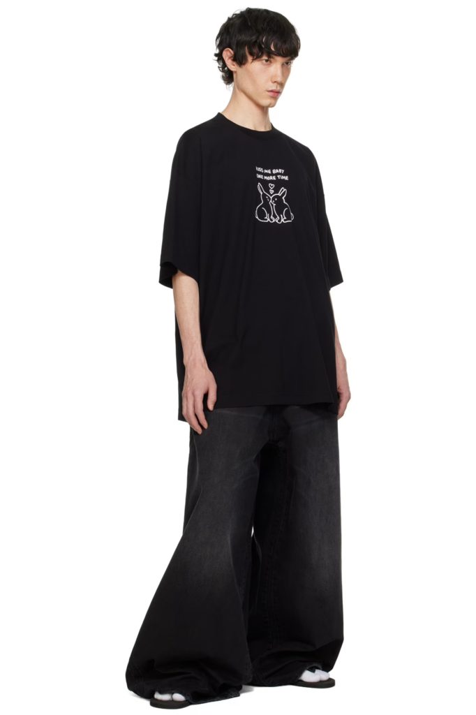 Vetements(ヴェトモン)2024新作n級品ウサギプリント半袖Tシャツ