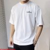 STONE ISLAND(ストーンアイランド) 春夏スーパーコピー 2024 プリントラウンドネック半袖Tシャツ