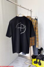 STONE ISLAND(ストーンアイランド) 春夏スーパーコピー 2024 プリントラウンドネック半袖Tシャツ
