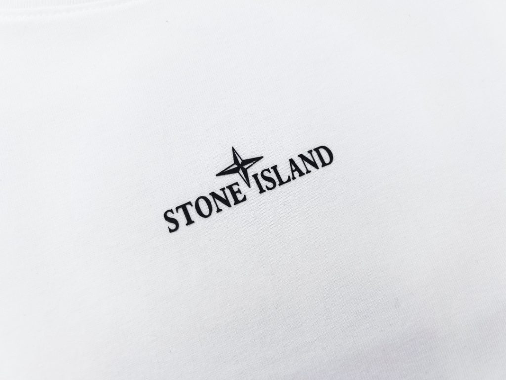 STONE ISLAND(ストーンアイランド)2024夏新作スーパーコピー100%コットンプリントラウンドネック半袖Tシャツ