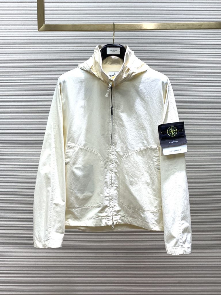 STONE ISLAND(ストーンアイランド) コピー フード付きカーゴジャケット男女兼用