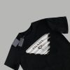 PRADA(プラダ )グラフィティn級品 定番三角形のロゴラウンドネック半袖Tシャツ