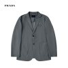 PRADA(プラダ )定番コピー三角形のロゴメンズ 薄くて軽い スーツ