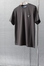 PRADA(プラダ )2024新作定番デザイン100%コットンラウンドネック半袖Tシャツ