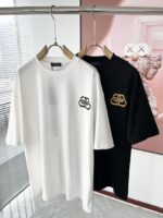 BALENCIAGA(バレンシアガ)2024春夏新作 n級品 260g 綿100%生地柔らかくて肌に優しい半袖Tシャツ