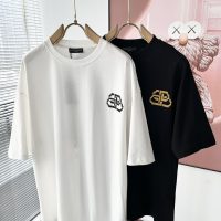 BALENCIAGA(バレンシアガ)2024春夏新作 n級品 260g 綿100%生地柔らかくて肌に優しい半袖Tシャツ