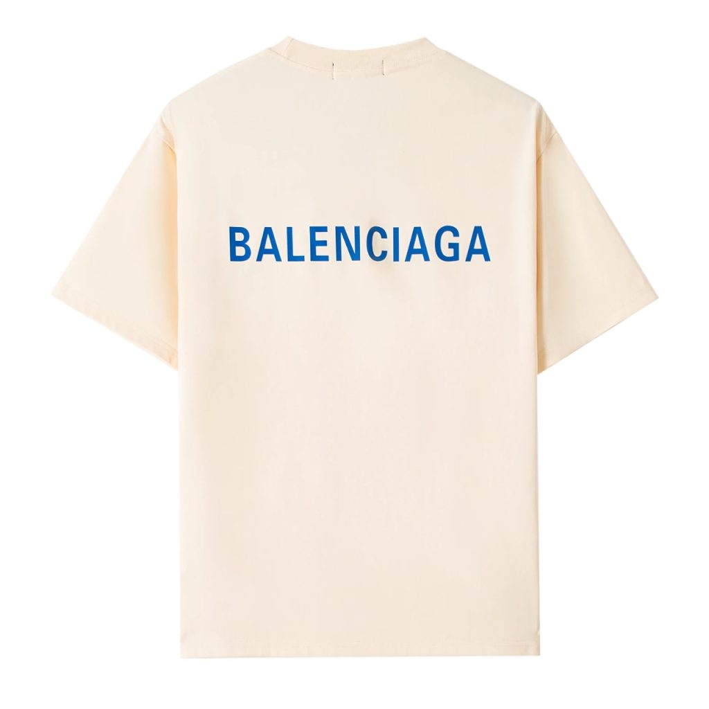BALENCIAGA(バレンシアガ) 2024春夏新作n級品 アルファベットプリント半袖Tシャツ