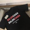 BALENCIAGA(バレンシアガ)2024春夏新作 コピー プリント アルファベット カップルモデル半袖Tシャツ