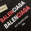 BALENCIAGA(バレンシアガ)2024春夏新作 コピー プリント アルファベット カップルモデル半袖Tシャツ