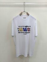 BALENCIAGA(バレンシアガ)2024春夏新作 スーパーコピー カラフルな太糸刺繍半袖Tシャツ