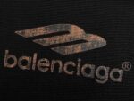 BALENCIAGA(バレンシアガ) 定番 コピー プリント ロゴ半袖Tシャツ 男女兼用