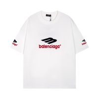 BALENCIAGA(バレンシアガ)X ADIDAS n級品 コラボ アルファベット プリント半袖Tシャツ男女兼用