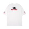 BALENCIAGA(バレンシアガ)X ADIDAS n級品 コラボ アルファベット プリント半袖Tシャツ男女兼用