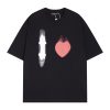 BALENCIAGA(バレンシアガ) コピー バレンタインデー限定愛プリントカップルモデル半袖Tシャツ