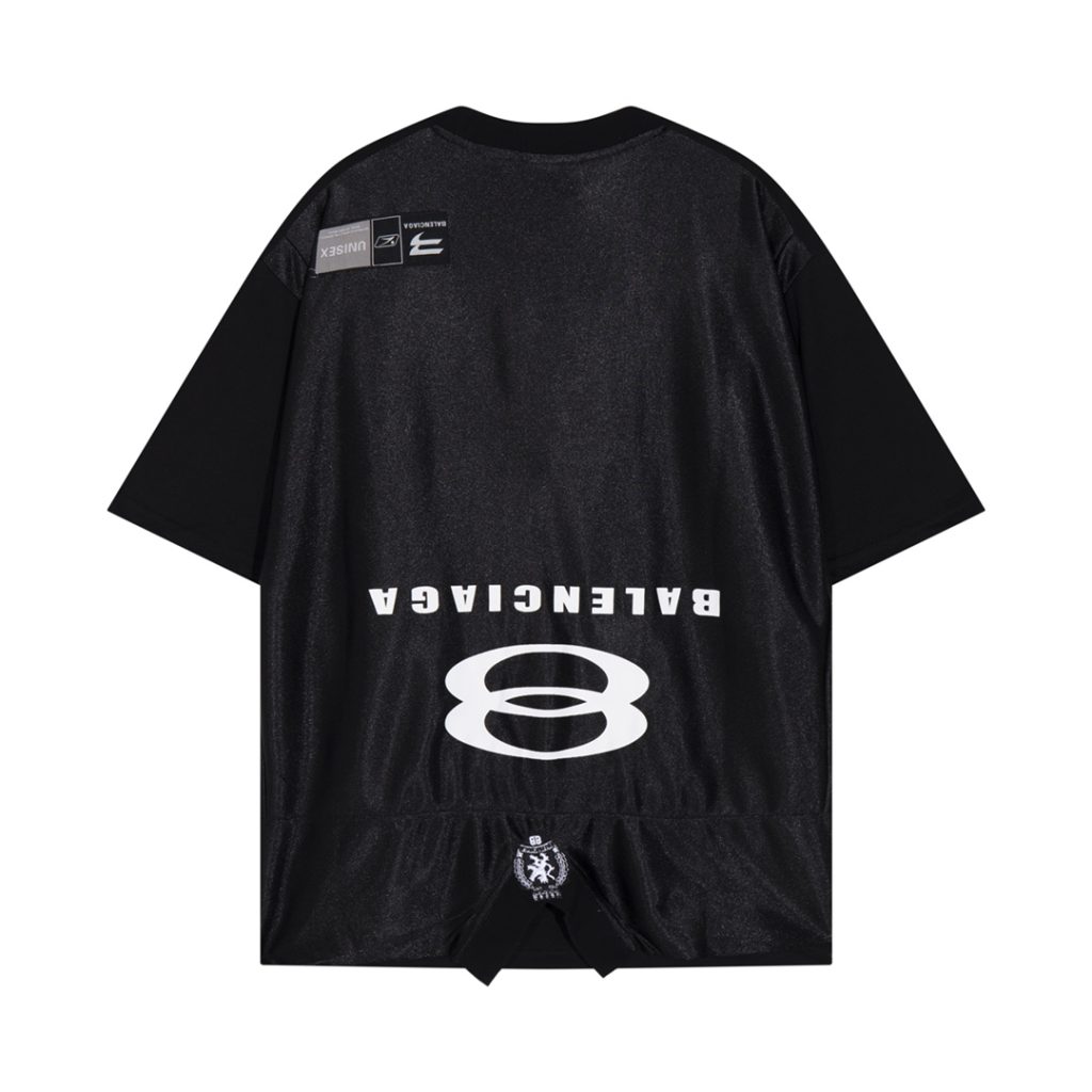 BALENCIAGA(バレンシアガ) 2024夏新作 偽物 100%コットン プリントラウンドネック半袖Tシャツ男女兼用 激安通販 