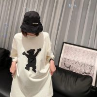 WELLDONE（ウェルダン)偽物踊るクマプリントカップルモデル半袖Tシャツ激安通販