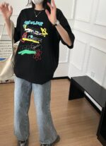 WELLDONE（ウェルダン)アルファベットグラフィティ芸能人人気 ファッション半袖Tシャツコピー