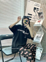 WELLDONE（ウェルダン)スーパーコピー ファッションアルファベットカップルモデル半袖Tシャツ