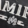 AMIRI（アミリ)2024新作偽物定番ロゴプリントカップルモデル半袖Tシャツ通販