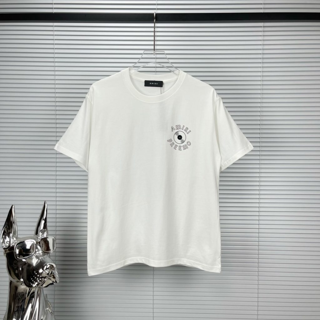 AMIRI（アミリ)2024新作n級品アルファベットロゴカップルモデル男女兼用半袖Tシャツ